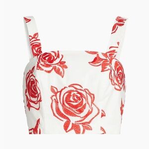 Milly Rose Embroidery Crop Top